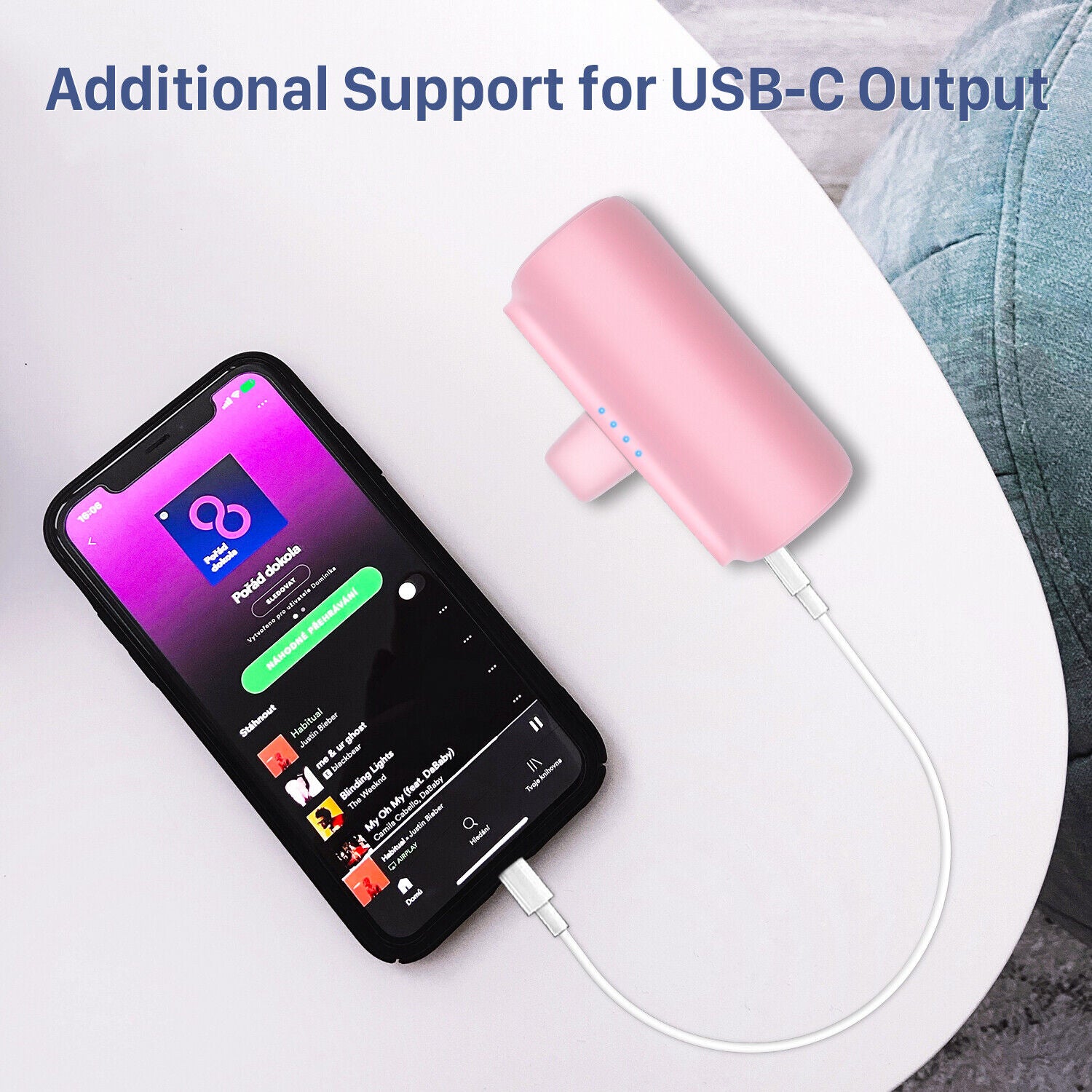 Instant Charging Power Bank For IPhone/C-type Devices