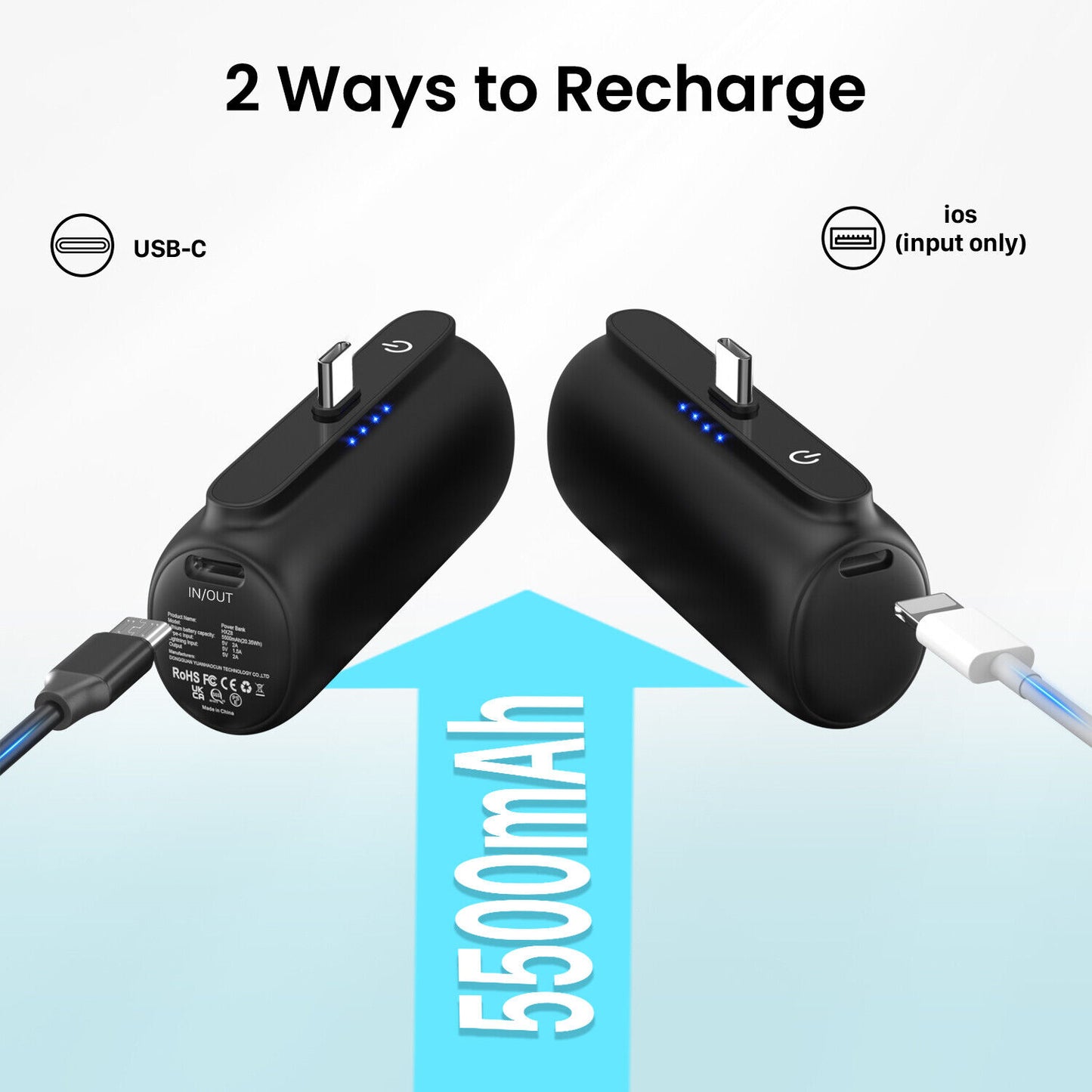 Instant Charging Power Bank For IPhone/C-type Devices