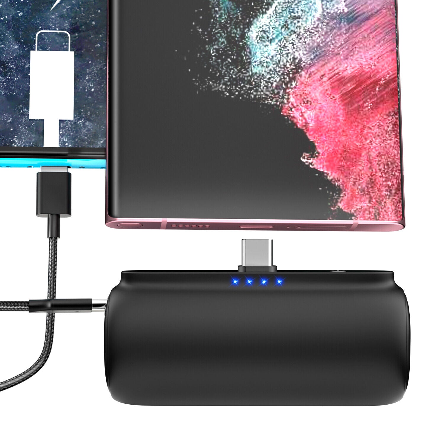 Instant Charging Power Bank For IPhone/C-type Devices