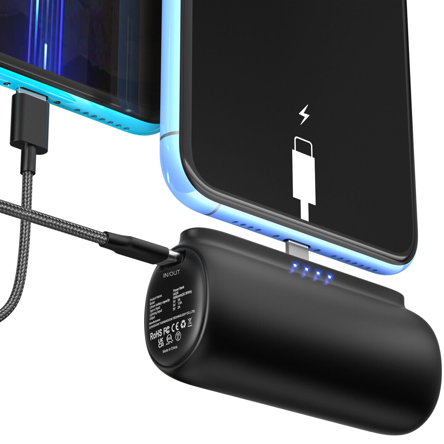 Instant Charging Power Bank For IPhone/C-type Devices