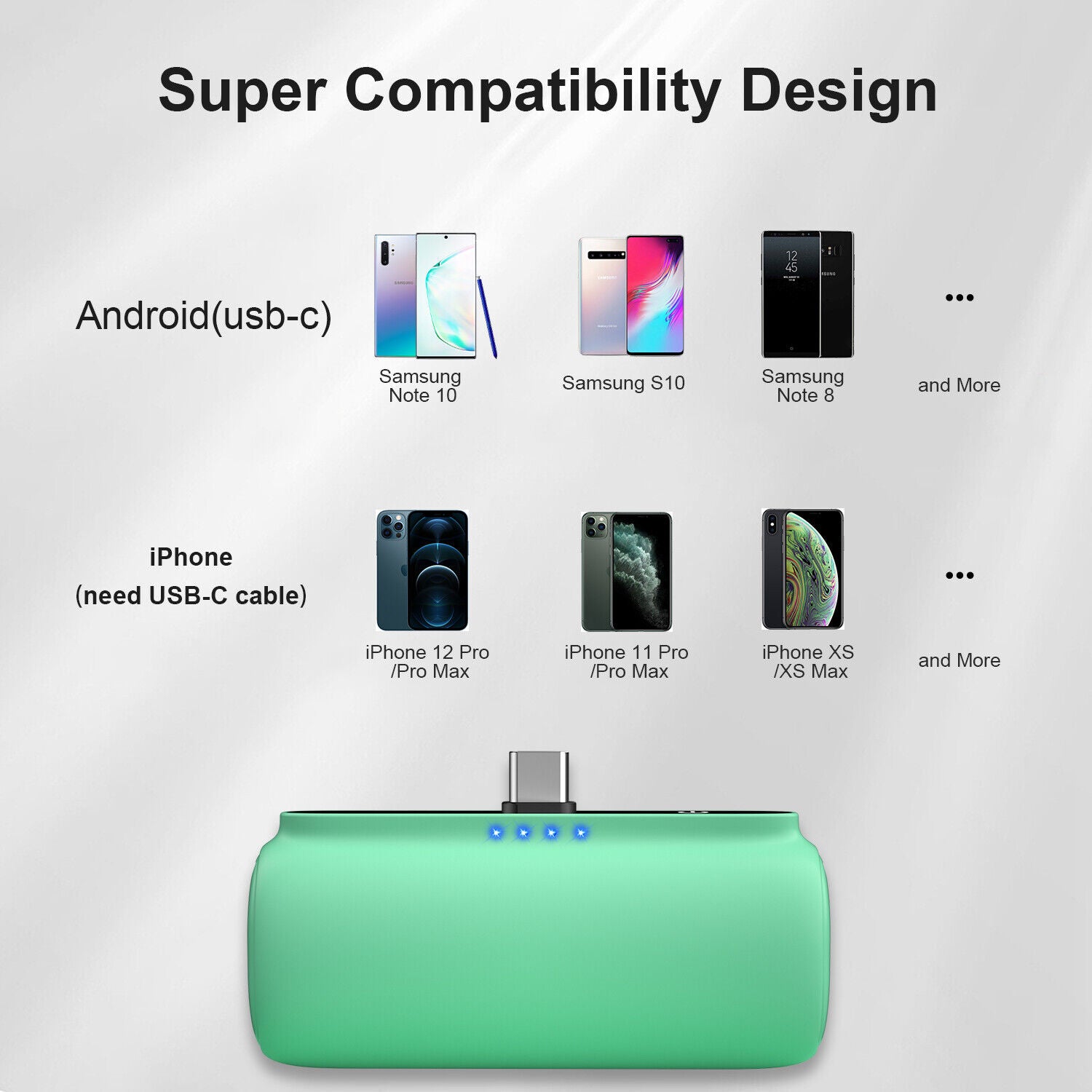 Instant Charging Power Bank For IPhone/C-type Devices