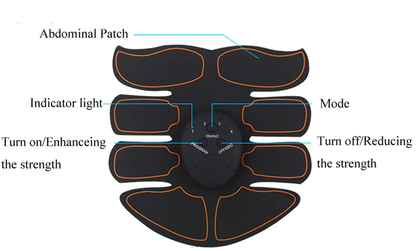 EMS Abdominal Muscle Toning For 6-Pack Abs