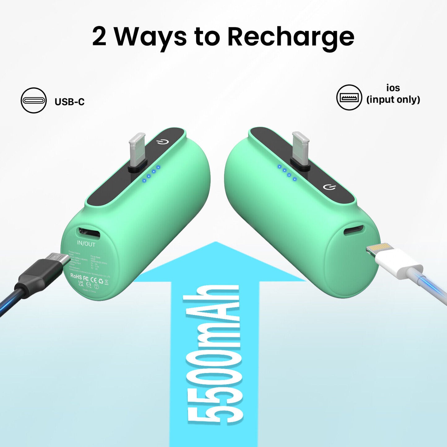 Instant Charging Power Bank For IPhone/C-type Devices