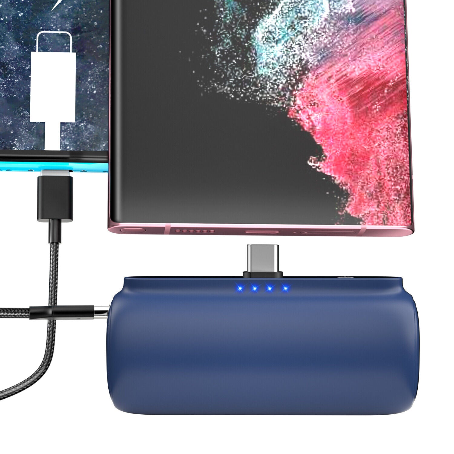 Instant Charging Power Bank For IPhone/C-type Devices